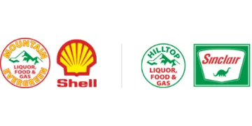 Mountain Liquor & Shell Gas logo